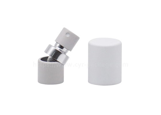 Les capsules en aluminium de parfum de cylindre pour Fea15 pulvérisent le cosmétique de pompe blanc