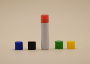 tubes de baume à lèvres de forme du cylindre 5g, couleur naturelle de lèvre de tubes vides de lustre
