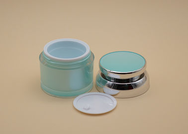 Chapeau crème cosmétique de pulvérisation UV vert des conteneurs pp avec de l'ABS engainé