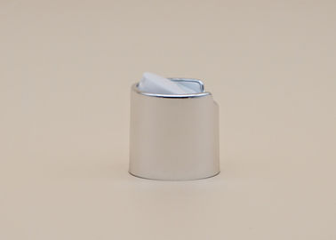 Chapeau en aluminium de dessus de disque de couleur argentée, couleur adaptée aux besoins du client de capsule de shampooing