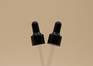 Trayon spécial de couleur de compte-gouttes noir d'huile essentielle avec la pipette épaisse en verre de mur