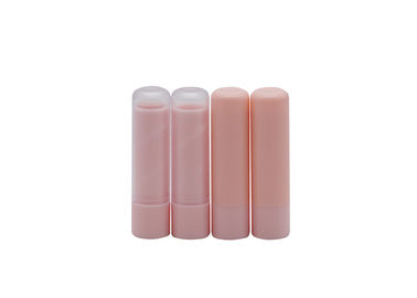 Tubes faits sur commande 4g de baume à lèvres d'emballage de tubes roses de bouteille de pp matériels