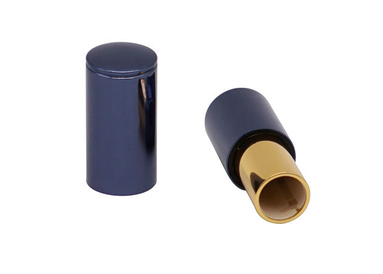 magnétiques 3.5g bleu-foncé vident   Le volume de conteneurs de tube de baume à lèvres