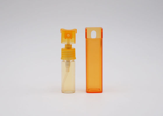 Bouteille en plastique d'atomiseur de parfum du voyage 10ml de place orange verte