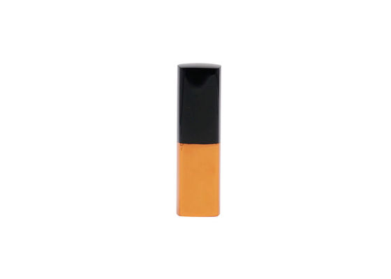le volume orange de tube de conteneur de baume à lèvres de fantaisie de la place 3.5g