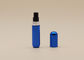Manipulation extérieure oxydée engainée par aluminium réutilisable bleu de bouteille de jet de parfum
