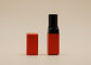 Tubes rouges 4.5g de baume à lèvres de Matt de forme carrée avec la bouteille intérieure noire brillante