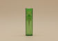 Bouteilles en verre rechargeables vertes claires de jet de parfum avec EN TANT QUE couverture de bouteille de rectangle
