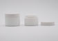 Pots crèmes vides blancs compacts avec des couvercles pour les cosmétiques 15g 30g 50g 100g