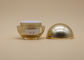 OEM crème cosmétique sphérique du volume 30g 50g de couleur d'or de conteneurs disponible