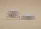 Conteneurs crèmes cosmétiques adaptés aux besoins du client, pot crème acrylique en plastique pour la boue de musc