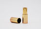 Conteneur en aluminium de rouge à lèvres d'or avec miroiter la capacité de la poudre 3.5g