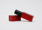 Conteneur vide rouge en aluminium 3.5g de tubes de rouge à lèvres de place avec la caisse d'aimant