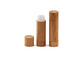 Tubes en bambou de étiquetage recyclables de lustre de la lèvre 5g de bruit de presse