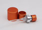 Pulvérisateur en aluminium orange de parfum d'aérosol de GV FEA15 avec le collier