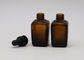 Compte-gouttes 30Ml Amber Glass Essential Oil Bottle en caoutchouc de latex de verre