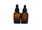 Compte-gouttes 30Ml Amber Glass Essential Oil Bottle en caoutchouc de latex de verre