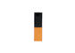 le volume orange de tube de conteneur de baume à lèvres de fantaisie de la place 3.5g