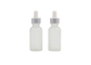 bouteilles de compte-gouttes du parfum 15ml givrées par espace libre, compte-gouttes en verre d'huile