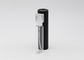Noir en aluminium du parfum 10ml de torsion d'appareil de contrôle de cylindre cosmétique rechargeable de bouteille