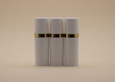 Bouteilles en plastique rechargeables de jet de pompe de vis pour les conteneurs crèmes cosmétiques