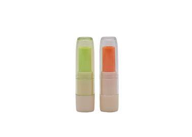 COMME tubes écologiques de baume à lèvres du vert 4ml de tube d'ABS de chapeau pour l'emballage de beauté