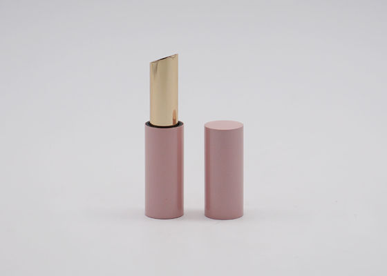 Les tubes vides de baume à lèvres du bâton de pommade pour les lèvres 3.5g magnétique en aluminium de rose entassent en vrac pour le rouge à lèvres