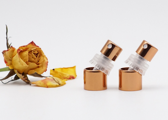La pompe en aluminium 0.05ml de pulvérisateur de parfum de Crimpless a produit la couleur d'or
