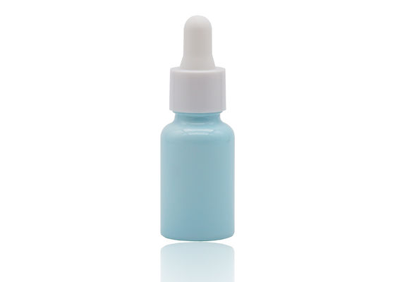 qualité  Bluish Color Coating Essential Oil Dropper Bottles White Ceramic Bottle 30ml usine