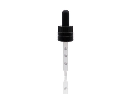 qualité  Professional Tamper Evident Essential Oil Dropper 18/410 Prevent Liquid Leakage usine