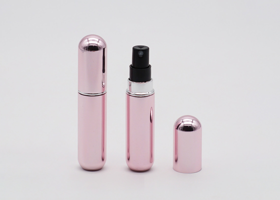 La couleur brillante 5ml parfument la bouteille Mini Spray en aluminium d'atomiseur d'appareil de contrôle