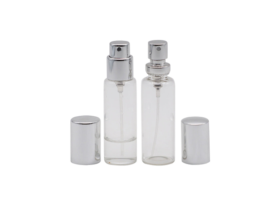 Bouteille en verre de jet du parfum 3ml d'appareil de contrôle cosmétique de cylindre avec le pulvérisateur en aluminium