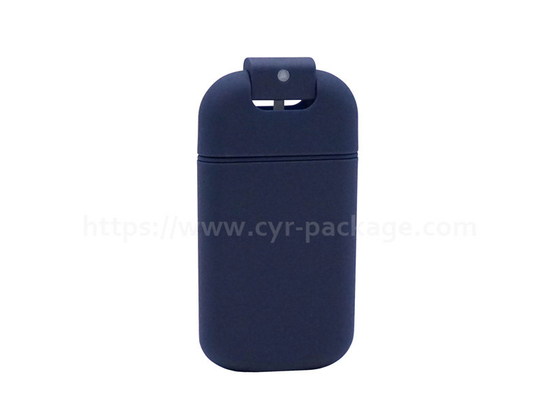 Poche cosmétique bleu-foncé de carte de crédit de bouteille vide de Mini Plastic Perfume Atomizer Spray
