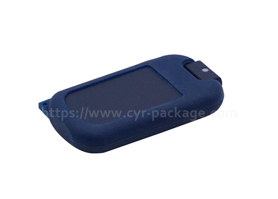 Poche cosmétique bleu-foncé de carte de crédit de bouteille vide de Mini Plastic Perfume Atomizer Spray