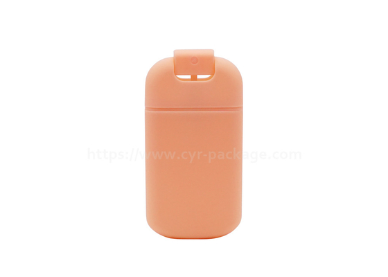 portatif cosmétique de parfum 30ml de jet de place rechargeable en plastique orange de pompe