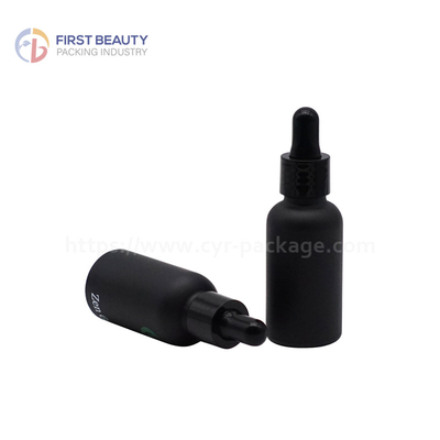 Le compte-gouttes 100ml de Matte Black Essential Oil Bottle lissent