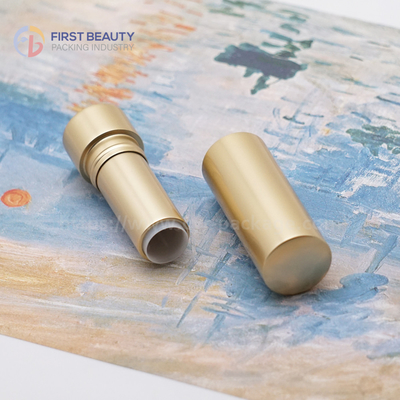 3.8g Ronde tube magnétique de rouge à lèvres avec couvercle pour maquette cosmétique