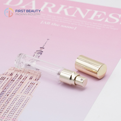 Bouteille de test de parfum compacte de 5 ml avec pulvérisateur à vis