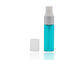 Bouteilles en plastique rechargeables de jet de 10 ml avec le pulvérisateur 13/415 argenté brillant de parfum
