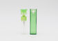 le jet de parfum en verre rechargeable de la couleur 10ml verte met l'atomiseur en bouteille de parfum