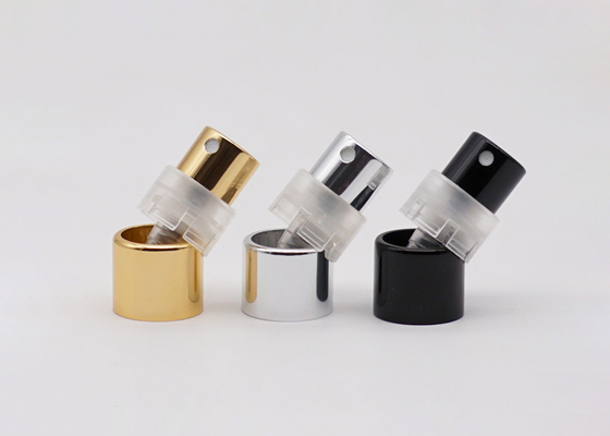 Pompe en aluminium de jet de parfum d'aseptisant d'or de Fea15 Crimpless