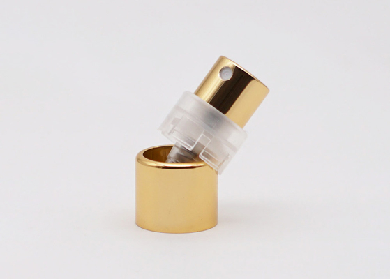 Pompe en aluminium de jet de parfum d'aseptisant d'or de Fea15 Crimpless