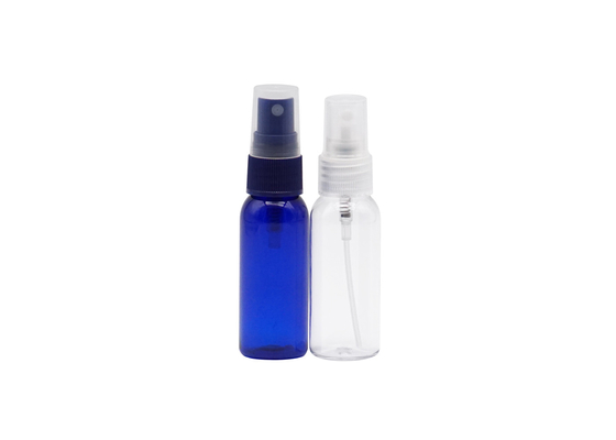 Cylindre en plastique de la brume 50ml de bouteille fine vide bleue de jet