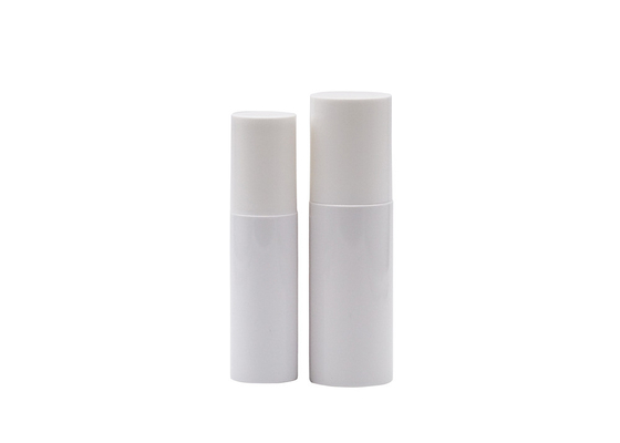 bouteille en plastique blanche Logo Custom de jet de brume de cylindre de 60ml 100ml de bouteille fine de jet