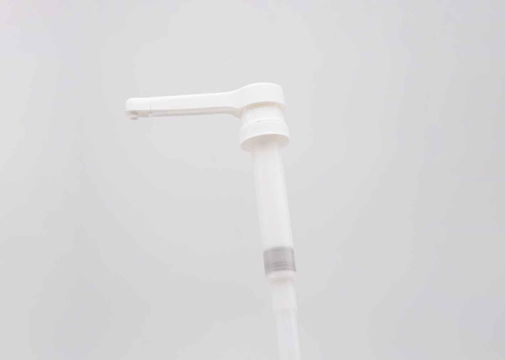 31/410 pompe en plastique blanche de distributeur de bec de pompe de sirop de café de catégorie comestible longue