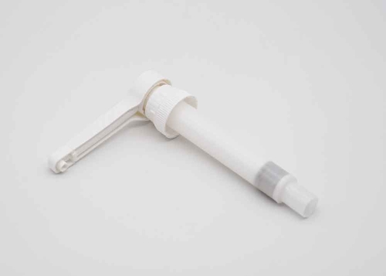 31/410 pompe en plastique blanche de distributeur de bec de pompe de sirop de café de catégorie comestible longue