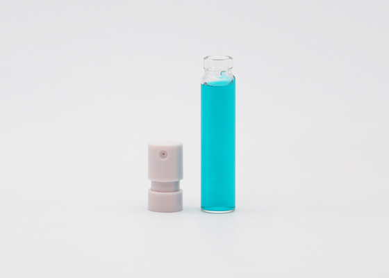 Mini bouteille en verre rechargeable de l'atomiseur 3ml de bouteille d'appareil de contrôle de parfum avec le pulvérisateur instantané en plastique