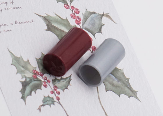 Couvercles en plastique du cylindre Fea15 de capsule de parfum d'ABS gris va-et-vient