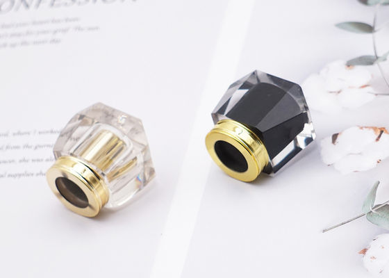 10000PCS le couvercle acrylique cosmétique FEA15 millimètre pour le parfum met la coutume en bouteille de couvercle d'or