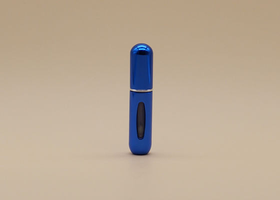 Le jet en plastique rechargeable de bleu royal met 5ml en bouteille pour l'emballage cosmétique liquide